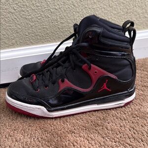 Jordan Black and Gray Sneakers